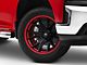 Fuel Wheels Fusion Forged Catalyst Matte Black with Candy Red Lip 6-Lug Wheel; 20x9; 1mm Offset (19-24 Silverado 1500)