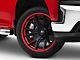 Fuel Wheels Fusion Forged Catalyst Matte Black with Candy Red Lip 6-Lug Wheel; 22x10; -18mm Offset (19-24 Silverado 1500)