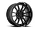 Fuel Wheels Clash Gloss Black 6-Lug Wheel; 17x9; -12mm Offset (19-24 Silverado 1500)
