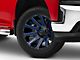 Fuel Wheels Contra Gloss Black with Blue Tinted Clear 6-Lug Wheel; 20x9; 20mm Offset (19-24 Silverado 1500)