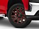 Fuel Wheels Contra Gloss Black with Red Tinted Clear 6-Lug Wheel; 20x9; 20mm Offset (19-24 Silverado 1500)