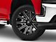 Fuel Wheels Contra Matte Black Milled 6-Lug Wheel; 20x9; 20mm Offset (19-24 Silverado 1500)