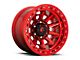 Fuel Wheels Covert Beadlock Candy Red 6-Lug Wheel; 17x9; -15mm Offset (14-18 Silverado 1500)