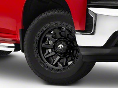 Fuel Wheels Covert Matte Black 6-Lug Wheel; 20x9; 20mm Offset (19-24 Silverado 1500)