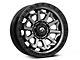 Fuel Wheels Covert Matte Gunmetal with Black Bead Ring 6-Lug Wheel; 17x8.5; 0mm Offset (19-24 Silverado 1500)