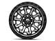 Fuel Wheels Covert Matte Gunmetal with Black Bead Ring 6-Lug Wheel; 18x9; -12mm Offset (19-24 Silverado 1500)