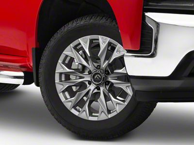 Fuel Wheels Flame Platinum 6-Lug Wheel; 20x10; -18mm Offset (19-24 Silverado 1500)