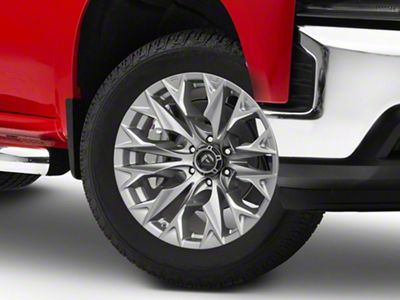 Fuel Wheels Flame Platinum 6-Lug Wheel; 20x9; 1mm Offset (19-24 Silverado 1500)