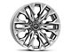 Fuel Wheels Flame Platinum 6-Lug Wheel; 20x9; 1mm Offset (19-24 Silverado 1500)