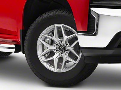 Fuel Wheels Flux Platinum 6-Lug Wheel; 18x9; 20mm Offset (19-24 Silverado 1500)