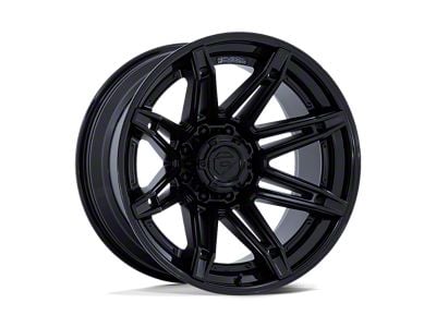 Fuel Wheels Fusion Forged Brawl Matte Black with Gloss Black Lip 6-Lug Wheel; 22x12; -44mm Offset (19-24 Silverado 1500)