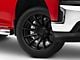 Fuel Wheels Fusion Forged Burn Matte Black with Gloss Black Lip 6-Lug Wheel; 22x10; -18mm Offset (19-24 Silverado 1500)