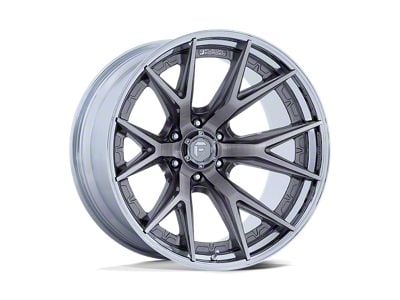 Fuel Wheels Fusion Forged Catalyst Platinum with Chrome Lip 6-Lug Wheel; 20x10; -18mm Offset (19-24 Silverado 1500)