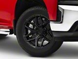 Fuel Wheels Fusion Forged Flux Gloss Black 6-Lug Wheel; 20x10; -18mm Offset (19-25 Silverado 1500)