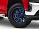 Fuel Wheels Hardline Gloss Black with Blue Tinted Clear 6-Lug Wheel; 20x9; 20mm Offset (19-24 Silverado 1500)