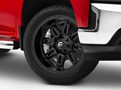 Fuel Wheels Hostage Gloss Black 6-Lug Wheel; 20x10; -24mm Offset (19-24 Silverado 1500)