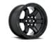 Fuel Wheels Kicker Matte Black 6-Lug Wheel; 17x9; -12mm Offset (19-24 Silverado 1500)