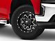 Fuel Wheels Lethal Matte Black Milled 6-Lug Wheel; 17x9; -12mm Offset (19-24 Silverado 1500)