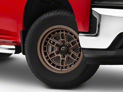 Fuel Wheels Nitro Matte Bronze 6-Lug Wheel; 17x9; -12mm Offset (19-24 Silverado 1500)