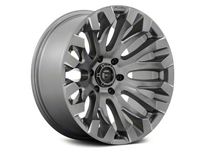 Fuel Wheels Quake Platinum 6-Lug Wheel; 18x9; 1mm Offset (19-24 Silverado 1500)