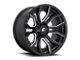 Fuel Wheels Rage Gloss Black Milled 6-Lug Wheel; 20x10; -18mm Offset (19-24 Silverado 1500)