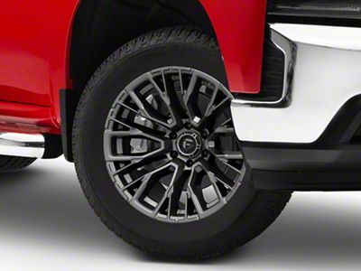 Fuel Wheels Rebar Matte Gunmetal 6-Lug Wheel; 20x9; 1mm Offset (19-24 Silverado 1500)