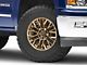 Fuel Wheels Rebar Platinum Bronze Milled 6-Lug Wheel; 17x9; 1mm Offset (14-18 Silverado 1500)