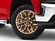 Fuel Wheels Rebar Platinum Bronze Milled 6-Lug Wheel; 20x9; 1mm Offset (19-24 Silverado 1500)
