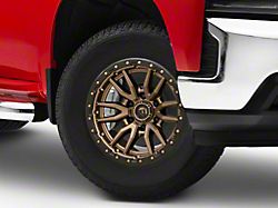 Fuel Wheels Rebel Matte Bronze with Black Bead Ring 6-Lug Wheel; 17x9; -12mm Offset (19-24 Silverado 1500)