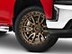 Fuel Wheels Rebel Matte Bronze with Black Bead Ring 6-Lug Wheel; 22x9; 20mm Offset (19-24 Silverado 1500)