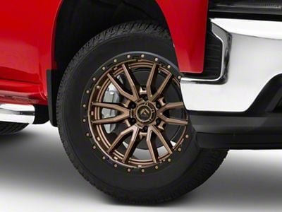 Fuel Wheels Rebel Matte Bronze 6-Lug Wheel; 20x9; 1mm Offset (19-24 Silverado 1500)