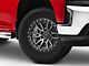 Fuel Wheels Rebel Matte Gunmetal with Black Bead Ring 6-Lug Wheel; 17x9; 1mm Offset (19-24 Silverado 1500)