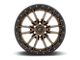 Fuel Wheels Rebel Textured Bronze 6-Lug Wheel; 17x9; 1mm Offset (19-25 Silverado 1500)