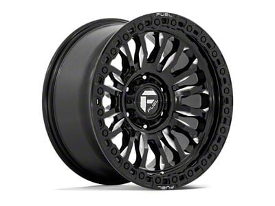 Fuel Wheels Rincon Gloss Black Milled 6-Lug Wheel; 20x9; 1mm Offset (19-24 Silverado 1500)