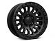 Fuel Wheels Rincon Matte Black with Gloss Black Lip 6-Lug Wheel; 17x9; 1mm Offset (99-06 Silverado 1500)