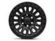 Fuel Wheels Rincon Matte Black with Gloss Black Lip 6-Lug Wheel; 18x9; 1mm Offset (19-24 Silverado 1500)
