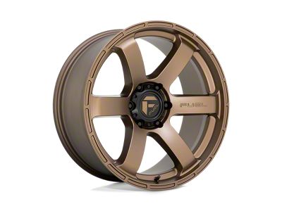 Fuel Wheels Rush Matte Bronze 6-Lug Wheel; 20x9; 1mm Offset (19-24 Silverado 1500)
