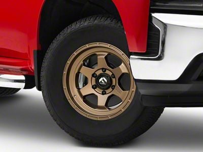 Fuel Wheels Shok Matte Bronze 6-Lug Wheel; 17x9; -12mm Offset (19-25 Silverado 1500)