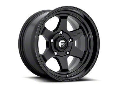 Fuel Wheels Shok Textured Black 6-Lug Wheel; 17x10; -18mm Offset (14-18 Silverado 1500)