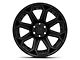 Fuel Wheels Siege Matte Black 6-Lug Wheel; 20x9; 1mm Offset (19-24 Silverado 1500)
