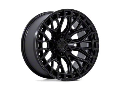 Fuel Wheels Sigma Blackout with Gloss Black Lip 6-Lug Wheel; 17x9; 1mm (19-24 Silverado 1500)