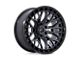 Fuel Wheels Sigma Matte Gunmetal with Matte Black Lip 6-Lug Wheel; 20x10; -18mm Offset (19-24 Silverado 1500)