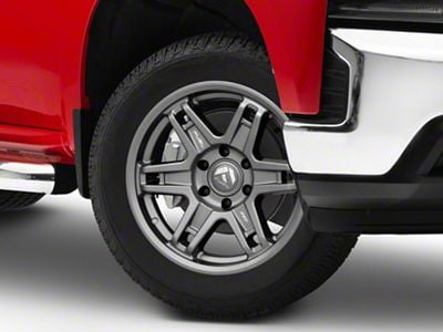 Fuel Wheels Slayer Matte Gunmetal 6-Lug Wheel; 20x9; 1mm Offset (19-25 Silverado 1500)