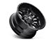 Fuel Wheels Sledge Matte Black Gloss Black Lip 6-Lug Wheel; 17x9; 2mm Offset (19-24 Silverado 1500)