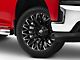 Fuel Wheels Strike Gloss Black Milled 6-Lug Wheel; 22x12; -44mm Offset (19-24 Silverado 1500)