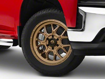 Fuel Wheels Tech Matte Bronze 6-Lug Wheel; 20x9; 20mm Offset (19-24 Silverado 1500)