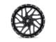 Fuel Wheels Triton Gloss Black Milled 6-Lug Wheel; 22x10; -19mm Offset (19-24 Silverado 1500)