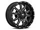 Fuel Wheels Vandal Gloss Black Milled 6-Lug Wheel; 20x9; 1mm Offset (19-24 Silverado 1500)