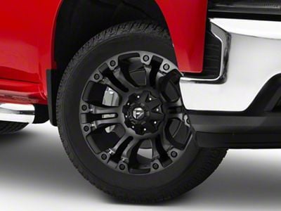 Fuel Wheels Vapor Matte Black Double Dark Tint 6-Lug Wheel; 20x10; -18mm Offset (19-24 Silverado 1500)