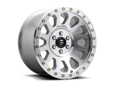 Fuel Wheels Vector Diamond Cut Machined 6-Lug Wheel; 17x8.5; 7mm Offset (14-18 Silverado 1500)